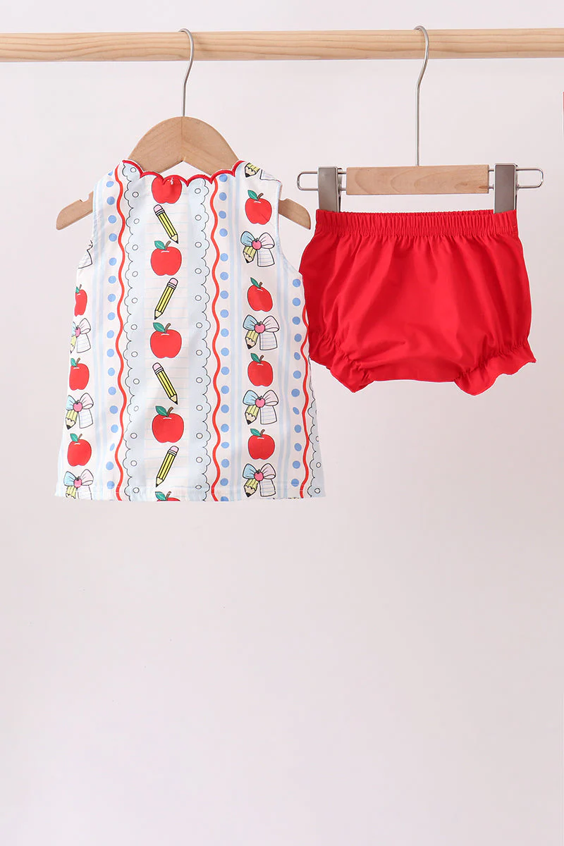 Red Apple Pencil Bloomer Set - Image 3
