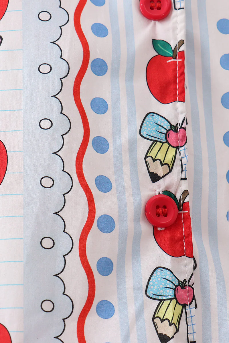 Red Apple Pencil Bloomer Set - Image 4