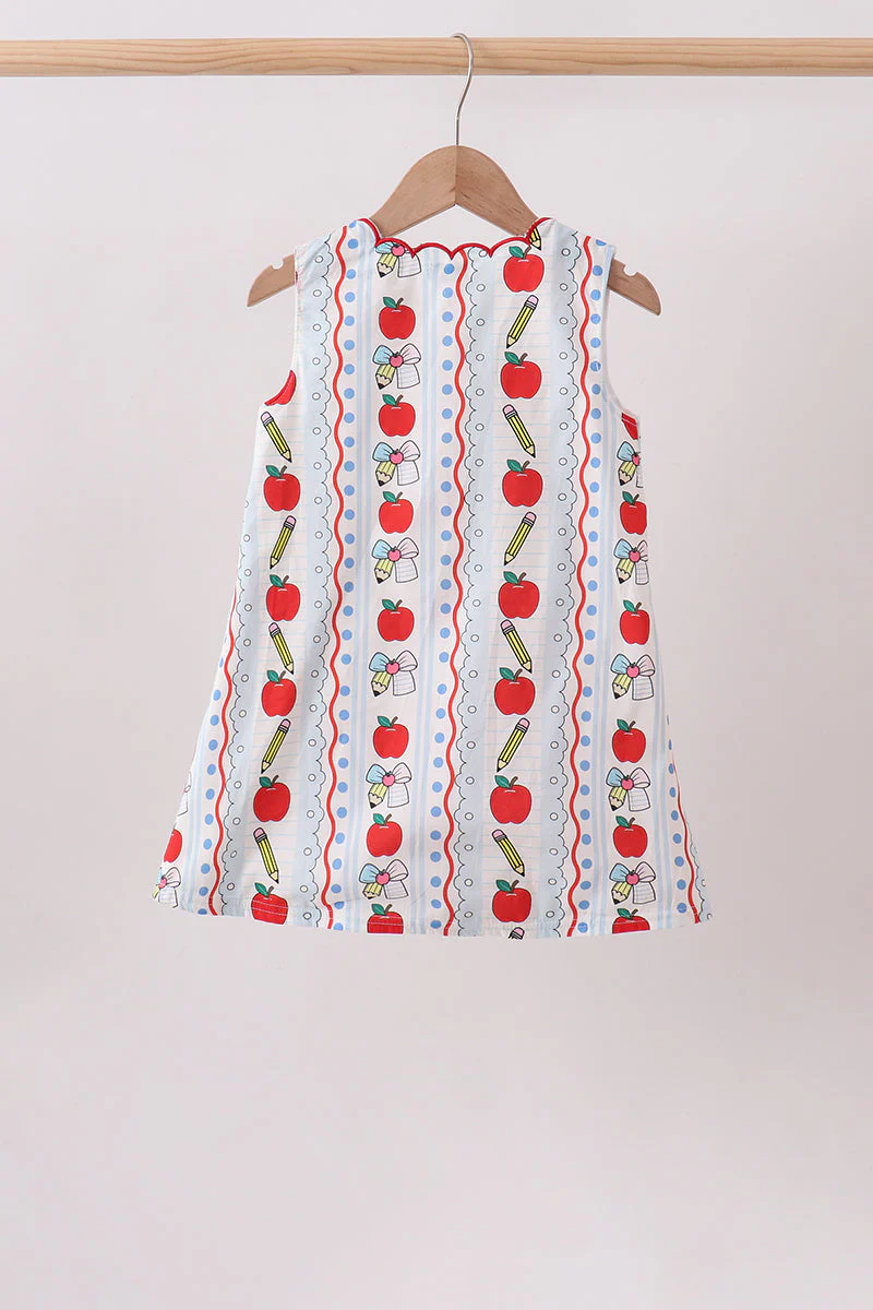 Red Apple Pencil Dress - Image 4