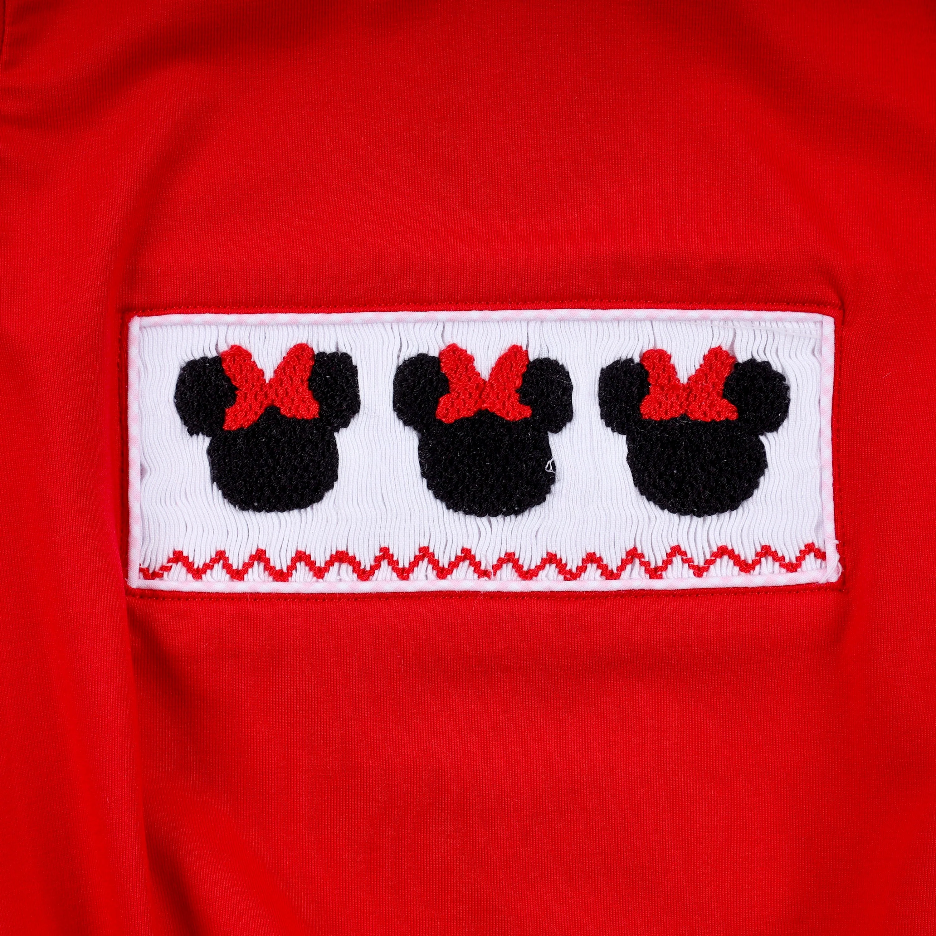 Red character hand smocked bubble - Image 4