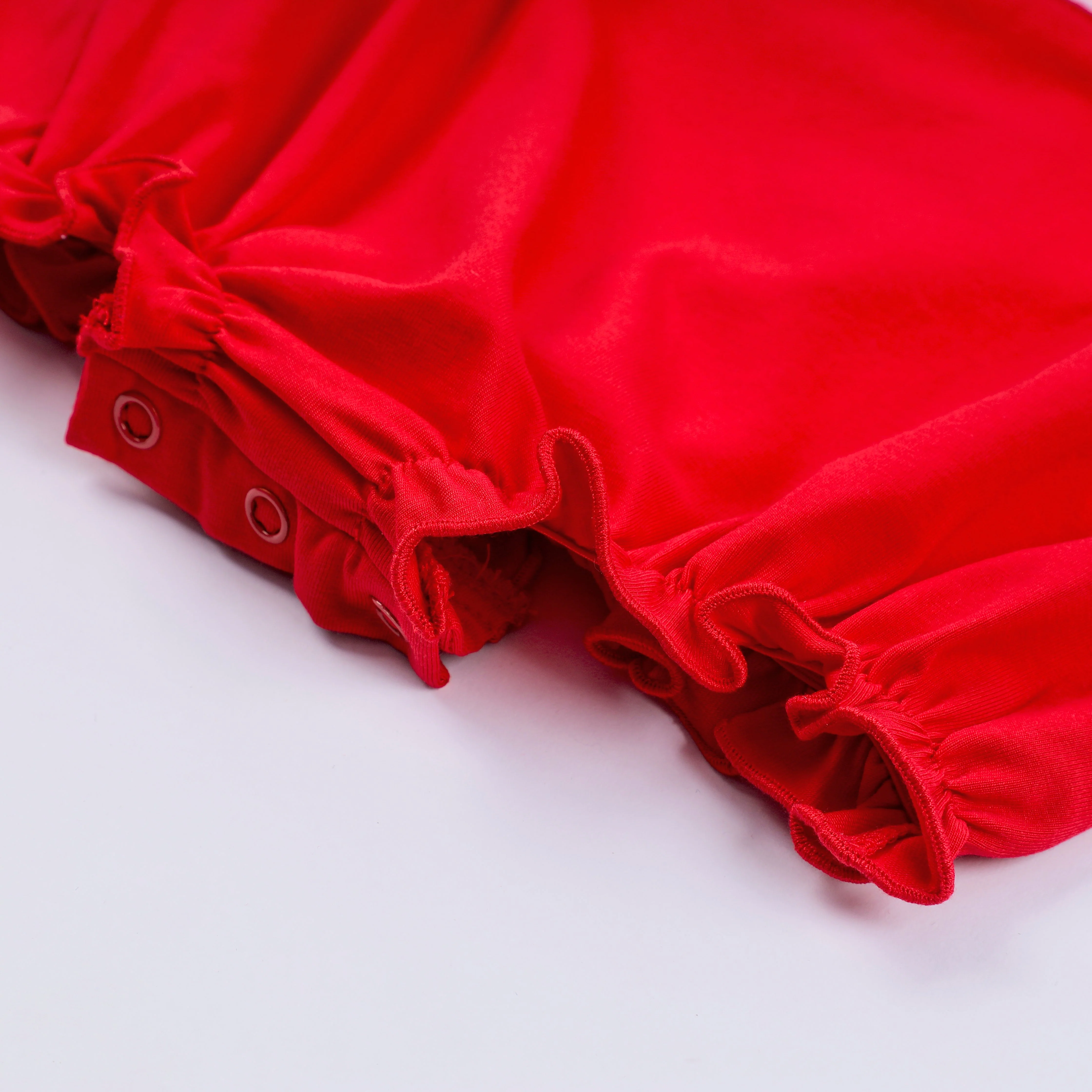 Red character hand smocked bubble - Image 6