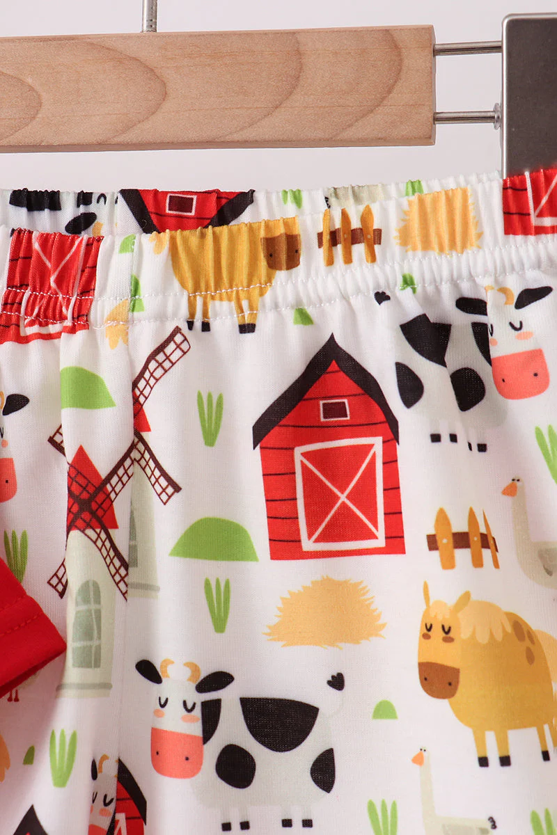 Red Farm Animal Set - Image 2