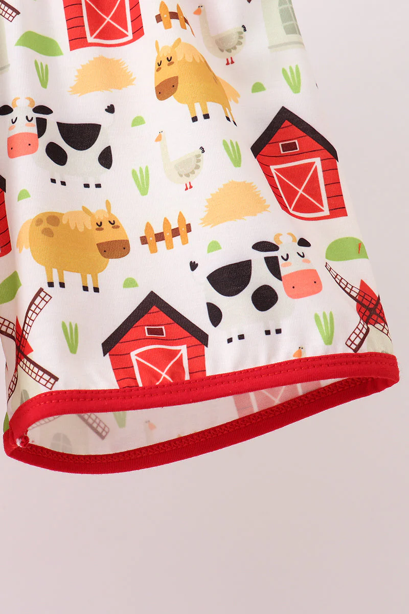 Red Farm Animal Set - Image 3