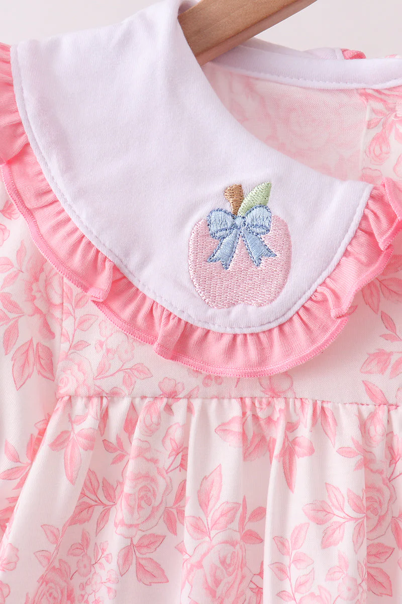 Rose Apple Embroidered Dress - Image 2
