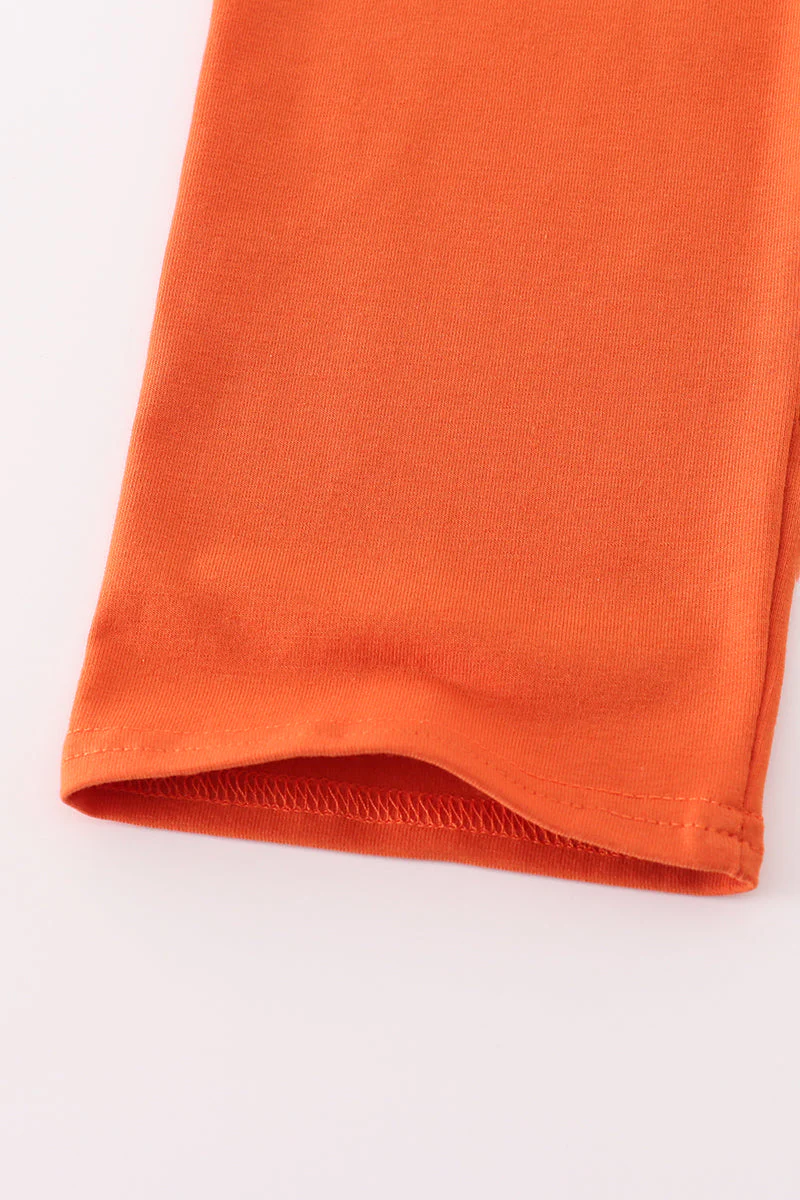 Rust isaiah embroidery pants set - Image 3