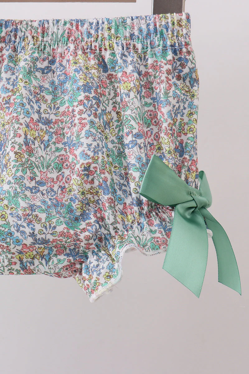 Sage bunny applique bloomer set - Image 4