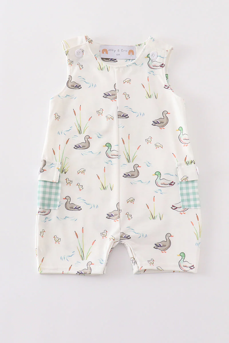 Sage Mallard Floral Jon Jon