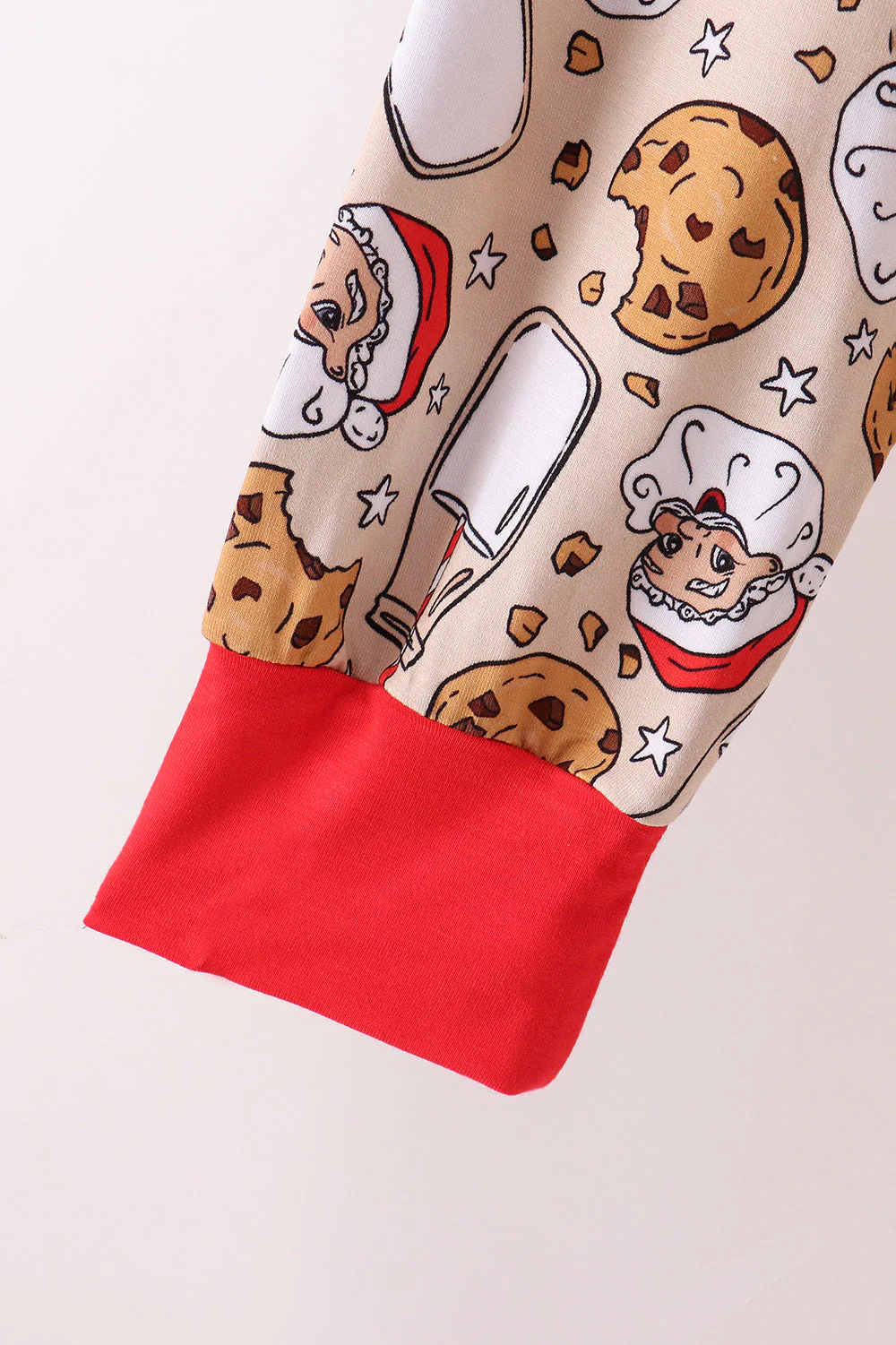 Santa milk biscuits bamboo mom pajamas set - Image 4