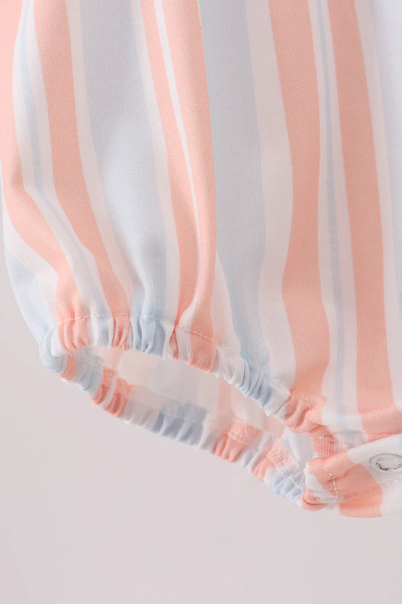 Seashell Stripe Appliqué Bubble - Image 4