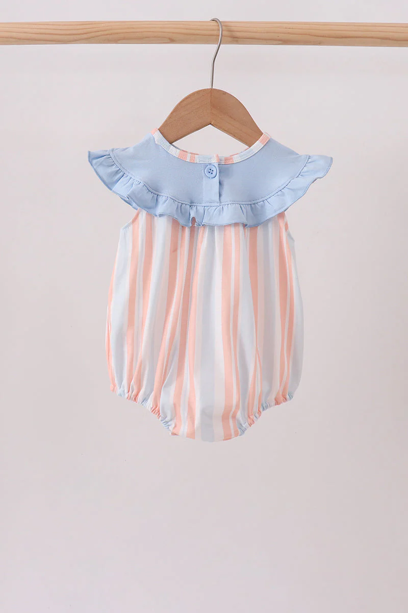 Seashell Stripe Embroidered Bubble - Image 4