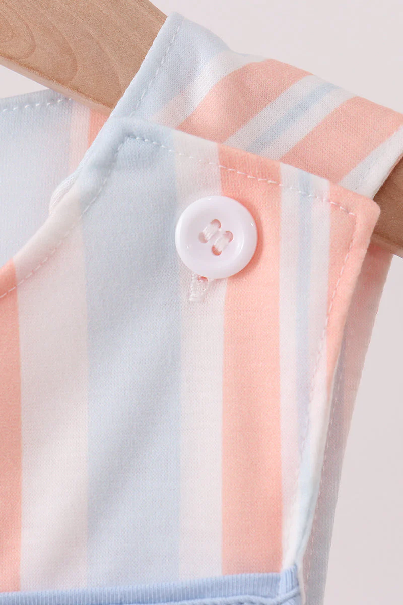 Seashell Stripe Embroidered Jon Jon - Image 3