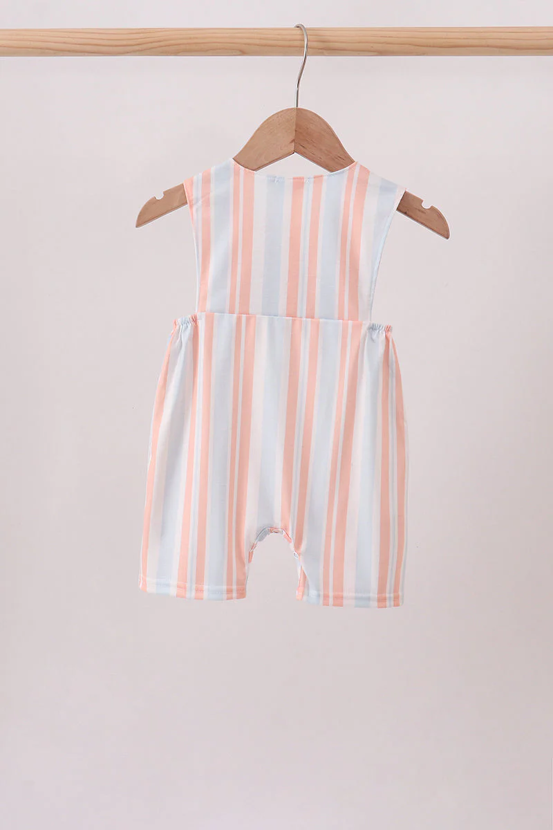 Seashell Stripe Embroidered Jon Jon - Image 5