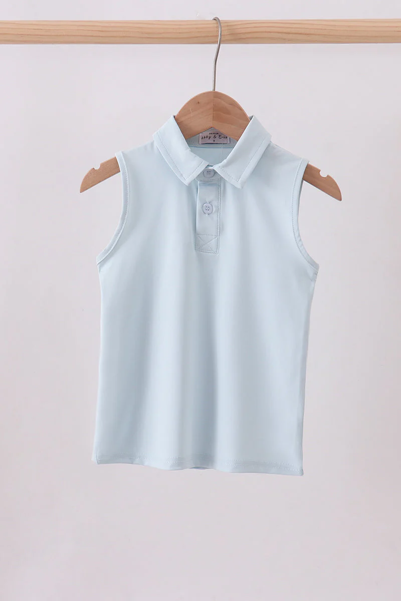 Sky everyday Knit Collared Tank