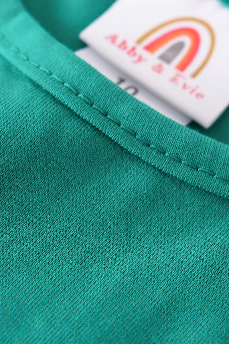 Teal blank basic kids teens adult tank top - Image 8