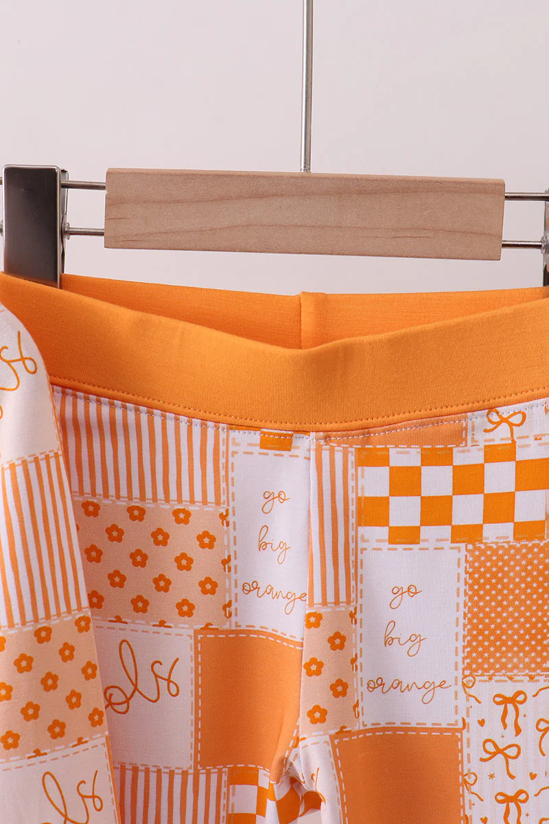 Tennessee floral checkered long sleeve bamboo pajama set - Image 2