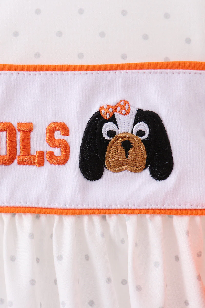 Tennessee go vols embroidery bow dress - Image 2