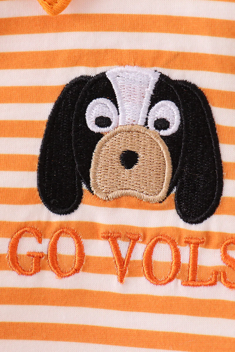 Tennessee Go vols embroidery stripe top - Image 3