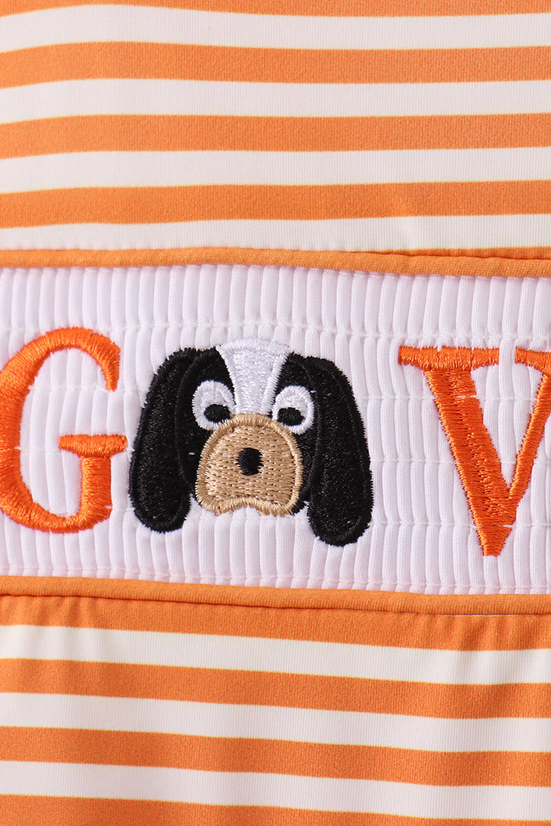 Tennessee Go vols smocked stripe swimsuit - Image 3