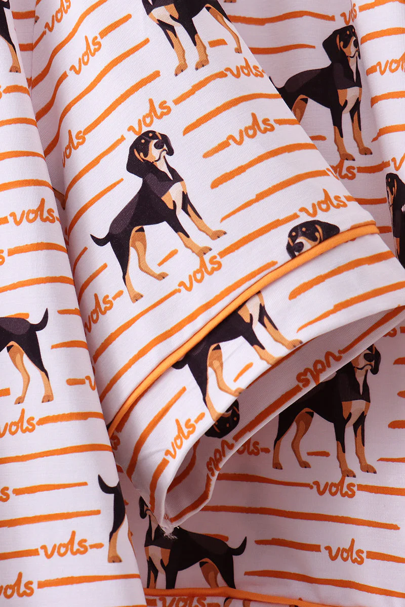 Tennessee vols bamboo pajama shorts set - Image 4