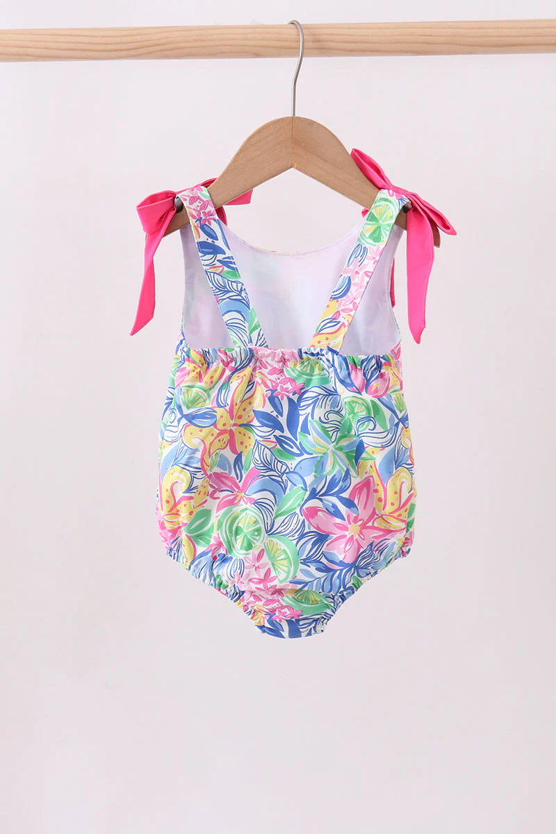 Tropical floral print swimsuit - Image 4