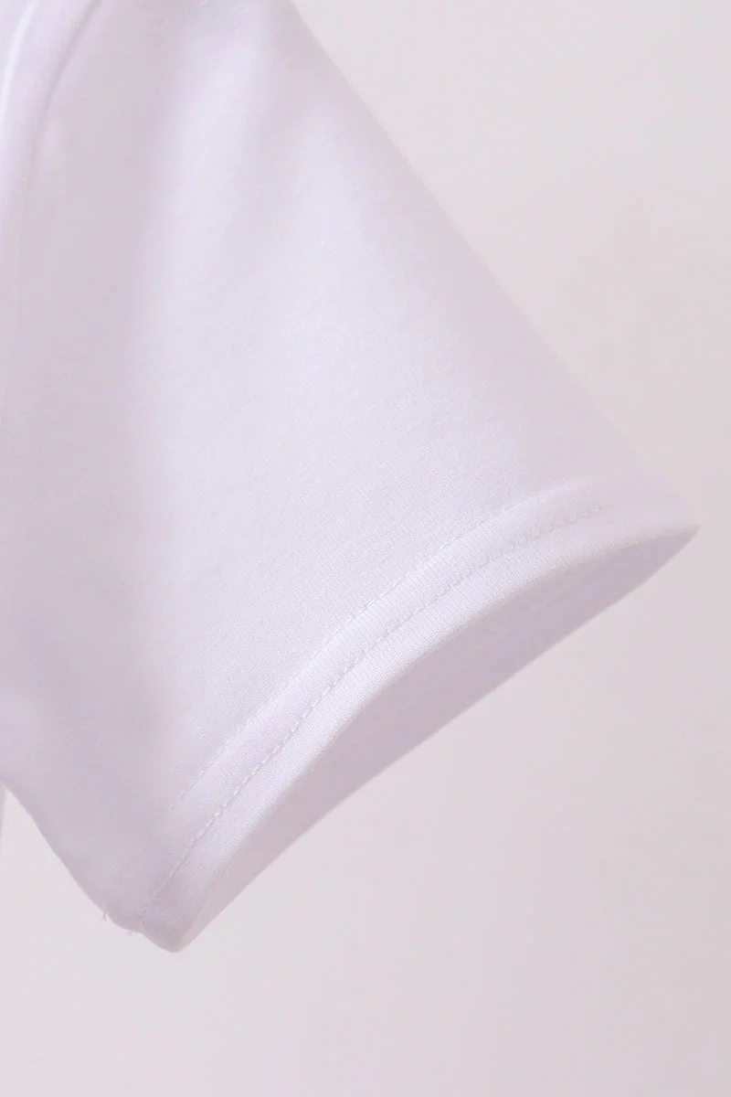 White Animal Embroidered Top - Image 3