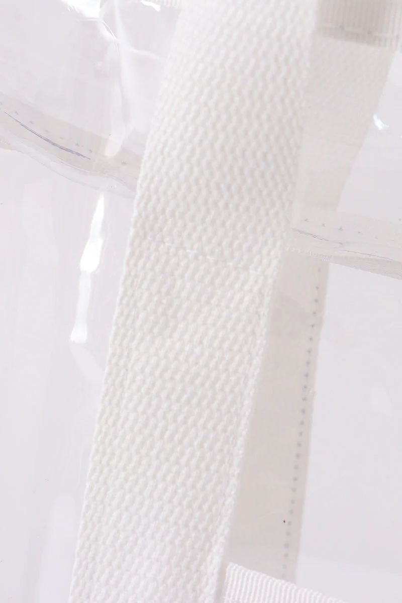 White clear waterproof beach travel bag - Image 8