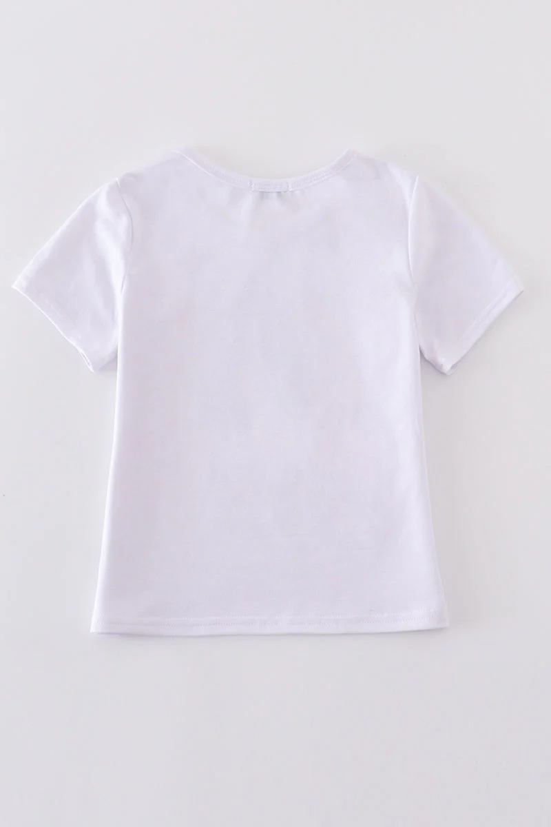 White music fan print mom&me top - Image 6