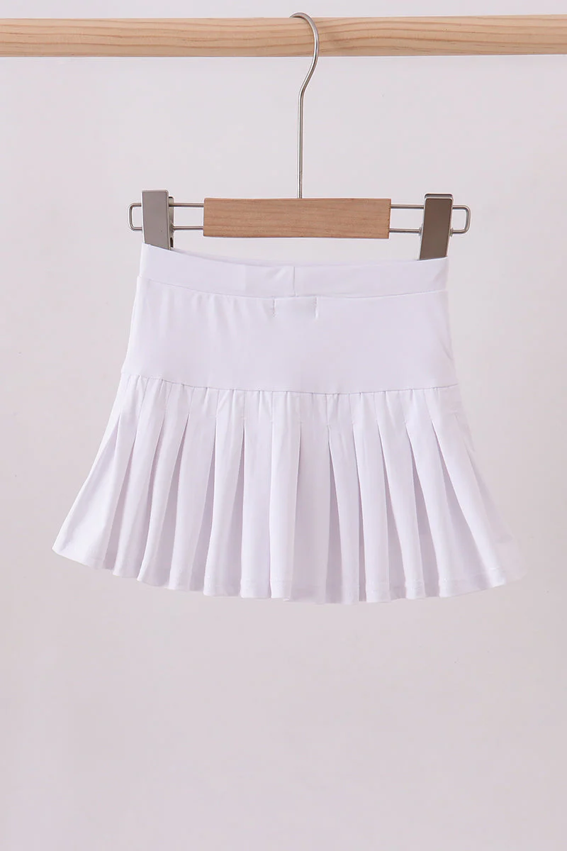 White pleated skort - Image 5