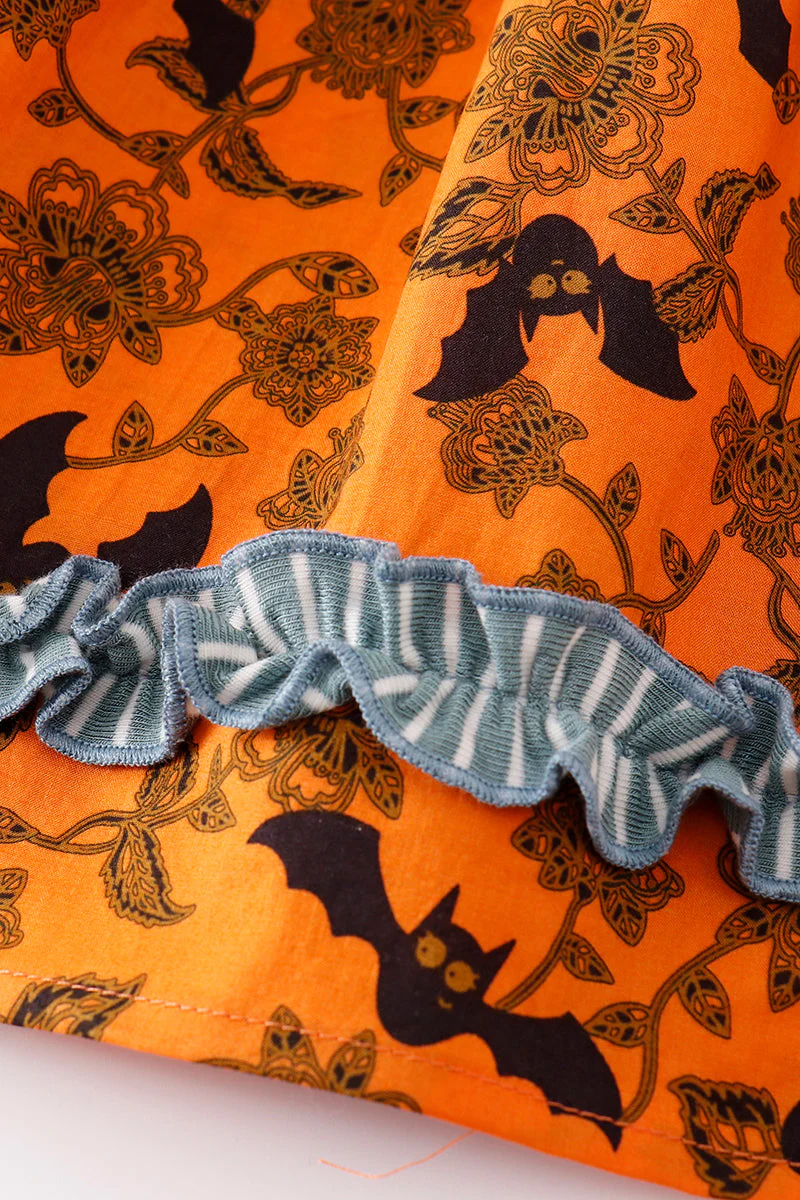 Platinum Yellow halloween print stripe dress - Image 3
