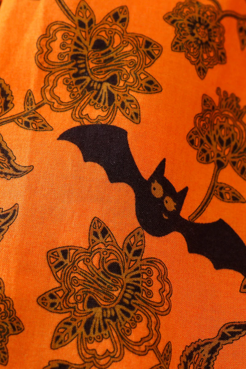 Platinum Yellow halloween print stripe dress - Image 4