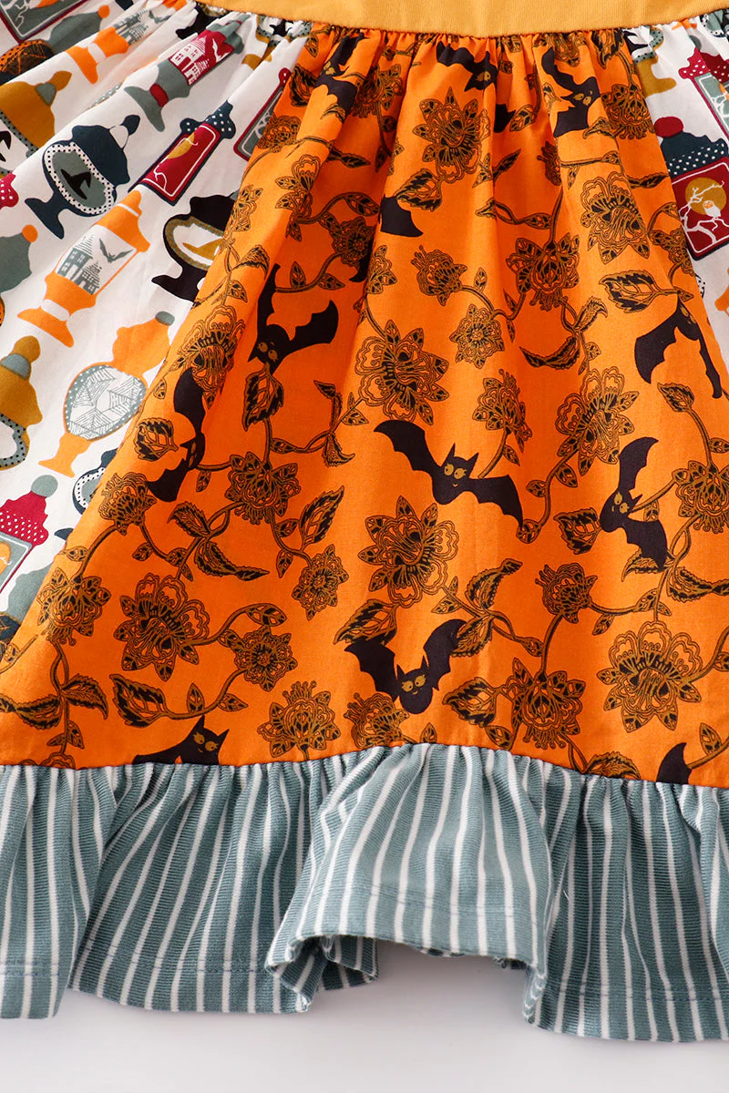 Platinum Yellow halloween twirl dress - Image 3