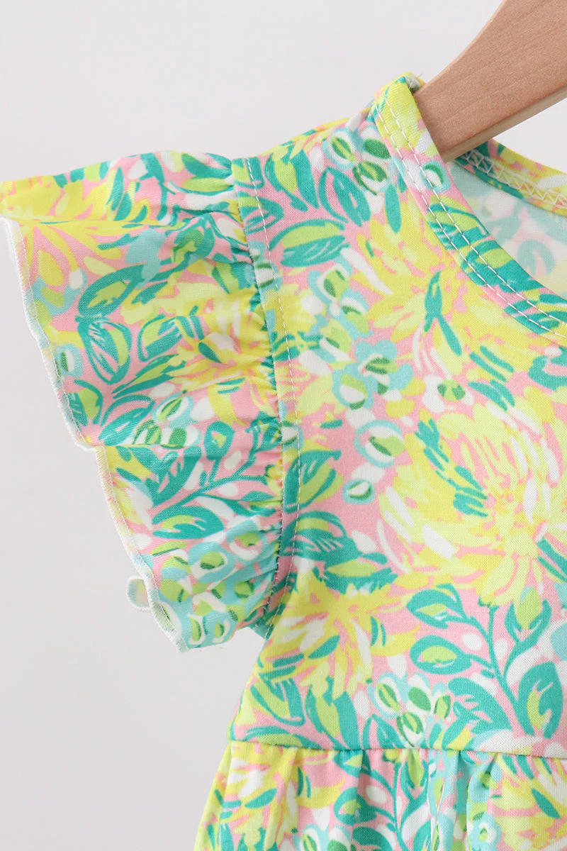 Yellow Lily Floral Bubble - Image 2