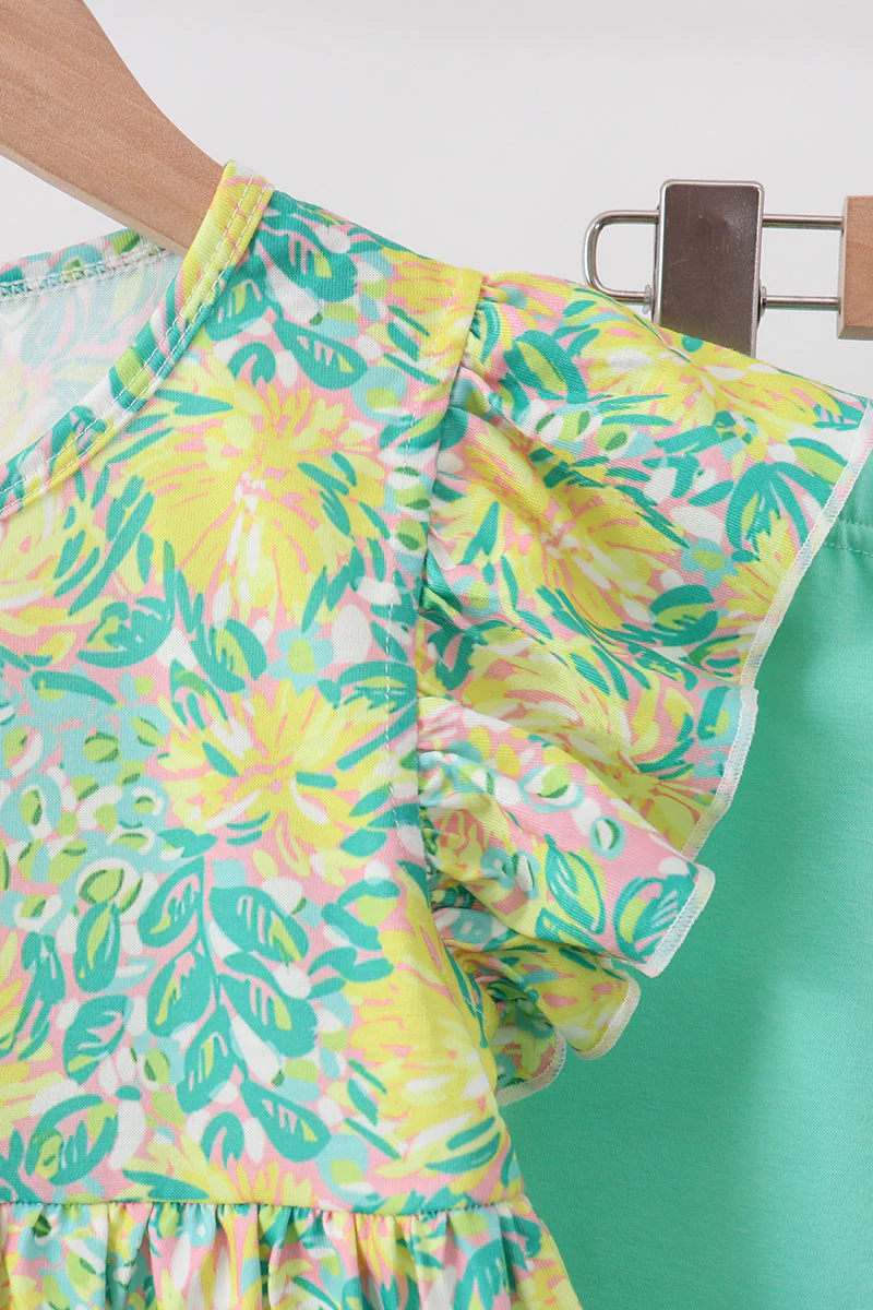 Yellow Lily Floral Set - Image 4
