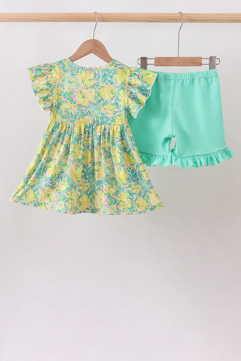 Yellow Lily Floral Set - Image 5