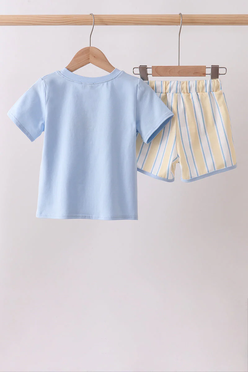 You're my sunshine embroidery Stripe Set - Image 5
